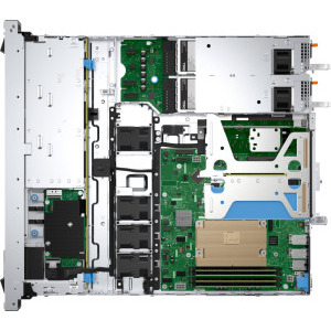 DELL PowerEdge R360 1U, Procesor Intel® Xeon® 6325P 3.5GHz Raptor Lake, 16GB UDIMM RAM, 1x 2.4TB SAS 12G 10K HDD, PERC H355, 4x Hot Plug LFF