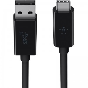 Belkin USB 3.1 Male tip A - USB 3.1 tip C Male, 1m, negru
