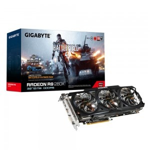 GIGABYTE Radeon R9 280X OC WindForce 3X 3GB GDDR5 384-bit Battlefield 4 Limited Edition