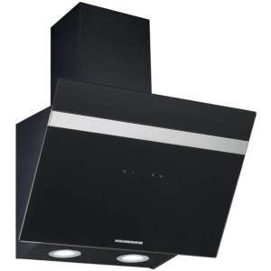 Heinner decorativa HDCH-6060RGBK, Putere de absorbtie 566 m3/h, 1 motor, Control touch, Iluminare LED, 60 cm, Sticla neagra