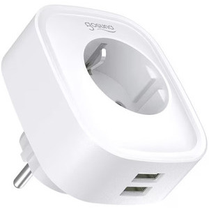 Gosund Priza inteligenta SP112, Wi-Fi, 3600W, 2 x USB, Control aplicatie, Programare, Monitorizare consum