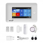 PGST Kit sistem de securitate cu alarma PG-106, Conexiune Wi-Fi & GSM, Control vocal, Display 4.3 inch