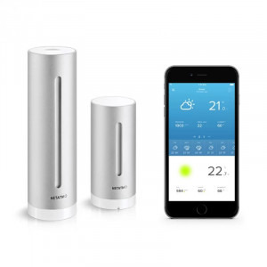 Netatmo Statie meteo, Wireless, Monitorizare temperatura, umiditate, presiune atmosferica