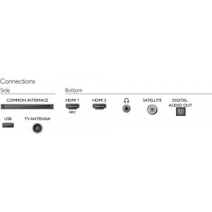 Philips 32PHS5525/12 Seria PHS5525/12 80cm argintiu HD Ready