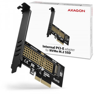 AXAGON PCEM2-N 1x PCI-E Male - 1x M.2 PCI-E SSD