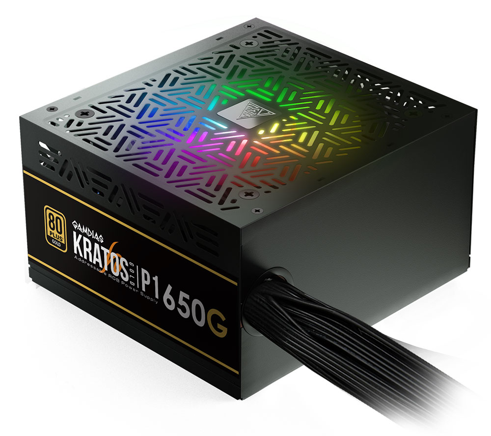Sursa Gamdias Kratos P1 650G RGB, 80+ Gold, 650W