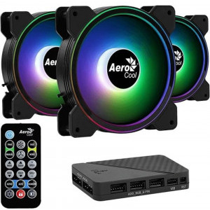 Aerocool Saturn 12F ARGB Pro 120mm Three Fan Pack