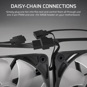 Corsair RS Series RS120 ARGB 120mm White