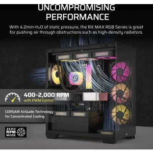 Corsair CUE LINK RX120 Max RGB Starter Kit 120mm Black