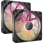 Ventilator Corsair iCUE LINK RX140 Max RGB Starter Kit 140mm Two Fan Pack Black
