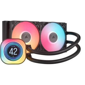 Cooler CPU Corsair iCUE LINK Titan 240 RX LCD RGB Black - PC Garage Cooler CPU Corsair iCUE LINK Titan 240 RX LCD RGB Black - PC Garage