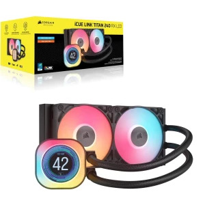 Corsair iCUE LINK Titan 240 RX LCD RGB Black