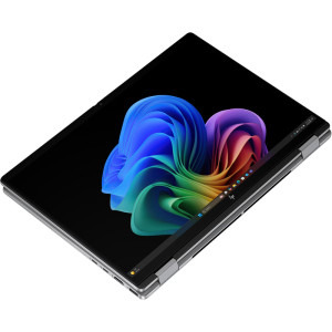 HP 14'' OmniBook X Flip 2-in-1 14-fk0024nn, 1920 x 1200 IPS Touch, Procesor AMD Ryzen™ AI 5 340 (16M Cache, up to 4.8 GHz), 16GB LPDDR5X, 1TB SSD, AMD Radeon 840M, Win 11 Home, Meteor Silver
