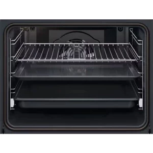 AEG TU5PB431SB, Electric, 72 L, Autocuratare pirolitica, SurroundCook, My AEG Care, Grill, Clasa A++, Negru