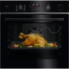 Cuptor incorporabil AEG TR6PB531SB, Electric, 72 L, Autocuratare pirolitica, SenseCook, SteamCrisp, My AEG Care, Grill, Clasa A++, Negru