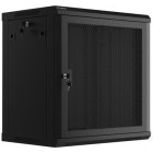 Lanberg WF01-6412-23B 12U, Wall mount, 450 mm, Metal door, Negru