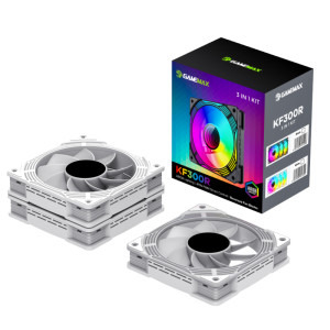 Gamemax KF300 ARGB Reverse White Three Fan Pack