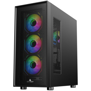 Gaming DRAGON Epic ElitePlus, AMD Ryzen 5 7500X3D 4.0GHz, 32GB DDR5, 1TB SSD, RX 9060 XT 16GB GDDR6, Iluminare RGB