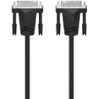 Cablu video Hama DVI-D Dual Link Male - DVI-D Dual Link Male, 1.5 m, Negru