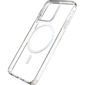 3MK Protectie pentru spate MagCase pentru iPhone 15 Plus, culoarea Transparent