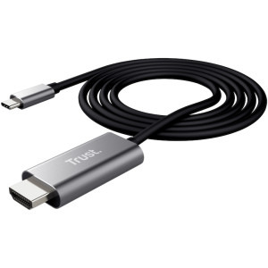 Trust Calyx, USB tip C Male - HDMI Male, 1.8m, Negru
