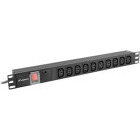 Accesoriu UPS Lanberg PDU PDU-10I-0200-IEC-BK 10x IEC C13, 2m, Black-grey