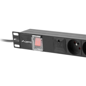 Lanberg PDU PDU-06E-0200-IEC-BK 6x Type E, 2m, Black
