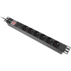 Accesoriu UPS Lanberg PDU PDU-06E-0200-IEC-BK 6x Type E, 2m, Black