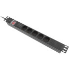 Accesoriu UPS Lanberg PDU PDU-05F-0200-IEC-BK 5x SCHUKO, 2m, Black