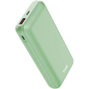 Trust Redoh, 20000 mAh, 2x USB-C, 1x USB-A, 18W Power Delivery, Green
