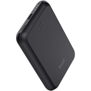 Trust Magno Wireless, 5000 mAh, 1x USB-C, 12W Power Delivery, Black