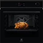Cuptor incorporabil Electrolux EOC9P3XH, Electric, 72 L, Autocuratare pirolitica, SteamCrisp, SteamPro, CookSmart, Assisted Cooking, AI TasteAssist, My Electrolux Kitchen, Grill, Clasa A++, Negru