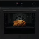 Cuptor incorporabil Electrolux EOC9P3XT, Electric, 72 L, Autocuratare pirolitica, SteamCrisp, CookSmart, Assisted Cooking, AI TasteAssist, My Electrolux Kitchen, Grill, Clasa A++, Negru