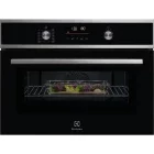 Cuptor incorporabil Electrolux EVL6E49X, Electric, 44 L, Assisted Cooking, Microunde, Grill, Negru