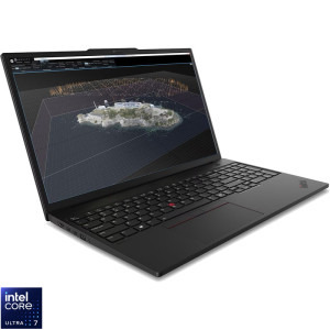 Laptop Lenovo 16 ThinkPad P16s Gen 4, WUXGA IPS, Procesor Intel® Core™ Ultra 7 255H (24M Cache, up to 5.10 GHz), 32GB DDR5, 1TB SSD, Intel Arc 140T, Win 11 Pro, Black
