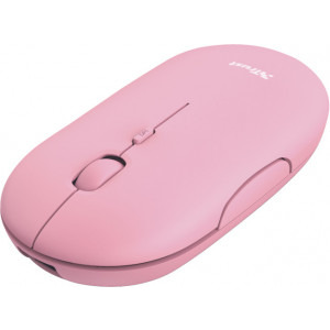Mouse Trust Puck Wireless & Bluetooth Pink