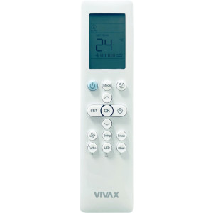 VIVAX Multisplit R-Design White, 9000 BTU + 9000 BTU + 9000 BTU + 9000 BTU + 9000 BTU, Clasa A++/A, Wi-Fi Ready, Inverter, Golden Fin, Ionizator