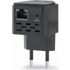 Bridge/Range Extender Gembird WNP-RP300-03-BK, Black