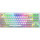 Tastatura Gaming HATOR Gravity TKL RGB White Aurum Orange Linear Rev. 2.0 Switch Mecanica