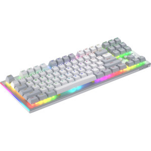 HATOR Gravity TKL RGB White Aurum Orange Linear Rev. 2.0 Switch Mecanica