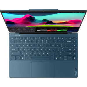 Lenovo 14'' Yoga Slim 9 14ILL10, 4K WQUXGA OLED 120Hz Touch, Procesor Intel® Core™ Ultra 7 258V (12M Cache, up to 4.80 GHz), 32GB LPDDR5X, 1TB SSD, Intel Arc 140V, Win 11 Home, Tidal Teal, 3Yr Onsite Premium Care