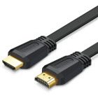 Cablu video Ugreen ED015 HDMI Male - HDMI Male, v1.4, Flat, 1.5 m, Negru