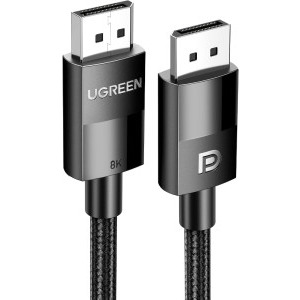 Ugreen DP114 DisplayPort Male - DisplayPort Male, v1.4, 1.5 m, Negru