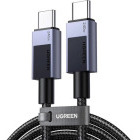 Cablu de date / adaptor Ugreen L513, USB-C Male la USB-C Male, 240 W, 1 m, Black