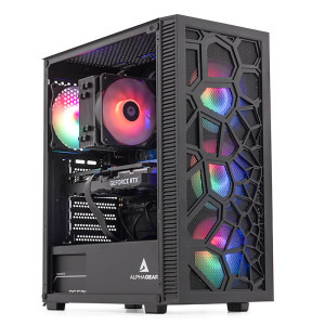 Gaming ZMEU Comic Con Edition, AMD Ryzen 5 5600 3.5GHz, 32GB DDR4, 1TB SSD, RTX 4060 8GB GDDR6, Iluminare RGB