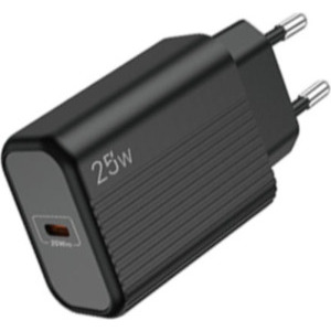 Lamtech LAM112723, 1x USB-C, Power Delivery 25W, Black