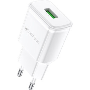 Lamtech LAM021950, 1x USB, 18W, Quick Charge 3.0, White
