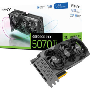 PNY GeForce RTX 5070 Ti Triple Fan OC 16GB GDDR7 256-bit DLSS 4.0
