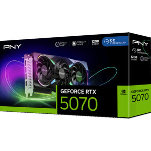 Placa video PNY GeForce RTX 5070 ARGB EPIC-X OC Triple Fan 12GB