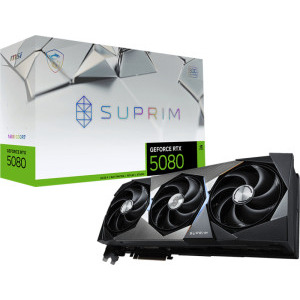 MSI GeForce RTX 5080 SUPRIM SOC 16GB GDDR7 256-bit DLSS 4.0